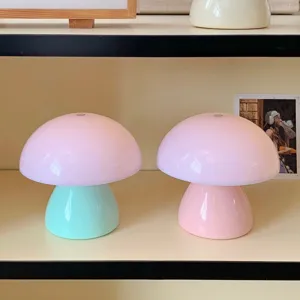 Creative mushroom touch table lamp bedroom bedside warm white atmosphere light ornament