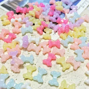 Colorful candy bone acrylic loose beads DIY handmade jewelry necklace bracelet parts