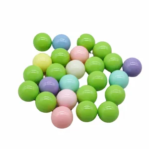 Perline rotonde in acrilico caramella colorata solido fai da te accessori per bambini