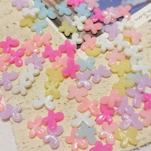 Bunte Acryl Schmetterlingsperlen DIY Armband Halskette Schmuckherstellung Zubehörteile