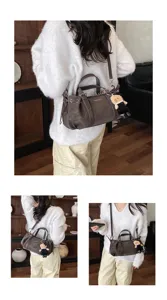 Sac cabas à cordon de design de niche coréen 2026 automne hiver nouveau sac bandoulière mode