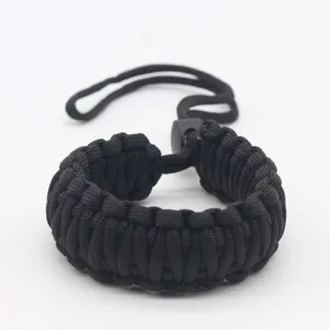 Laccetto per Fotocamera in Paracord Intrecciato Cinturino da Polso Doppio Strato Sette Anima Corda di Sopravvivenza Braccialetto Per Esterno Unisex