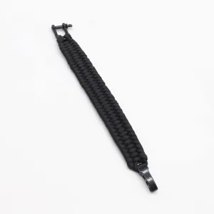 Handgemachte Paracord Überlebensarmband Outdoor Camping U Schnalle Verstellbare Geflochtene Seil Armband Polyester Schmuck