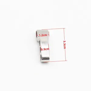 Zinc alloy U-shaped buckle accessory for paracord survival bracelet hardware detail view