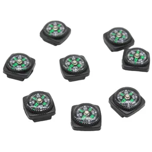 Mini boussole carrée étanche pour bracelet de survie paracorde, accessoire étanche 20mm.