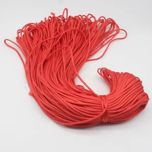 Durable red paracord 7-strand nylon rope for outdoor survival bracelets and crafting 100m