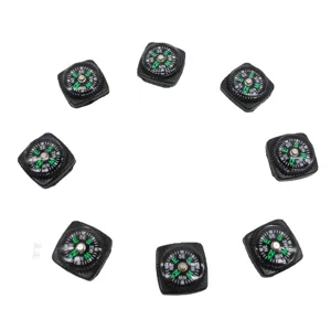 Mini Boussole de Poche 20mm pour Survie en Plein Air et Bracelet Paracord Camping