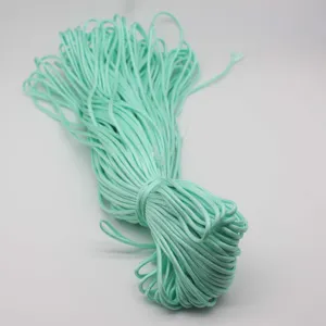 Mint green 7-strand outdoor paracord 100 meters, durable nylon utility cord for camping survival crafts.