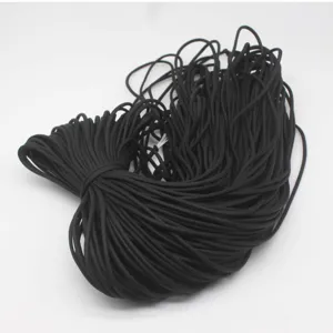 Black paracord rope outdoor 7-strand survival cord for crafting and survival bracelets 100m
