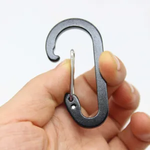 Aluminum Alloy Carabiner Wire Gate Spring Snap Clip Outdoor Camping Hiking Heavy Duty Hanging Buckle Tool Clip