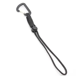Outdoor Tactical Paracord Keychain Carabiner Survival Camping Emergency Nylon Rope Keyring Backpack Hanging Hook Clip