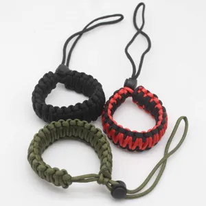 Handmade Paracord Camera Lanyard Woven Seven-Core Paracord Bracelet Wrist Strap Multipurpose Outdoor Camera Strap Jewelry