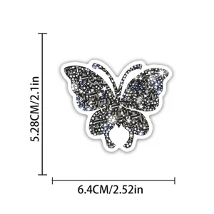 Y2K Cyber Tech Schmetterling Aufkleber wasserdicht Vinyl Decal fuer Laptop Koffer Deko
