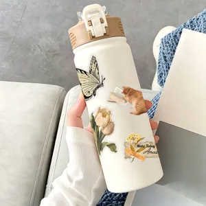 Retro reading graffiti stickers waterproof vintage decorative decals for water bottle