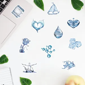Adesivi graffiti estetici impermeabili per decorazione di laptop e telefono cellulare.