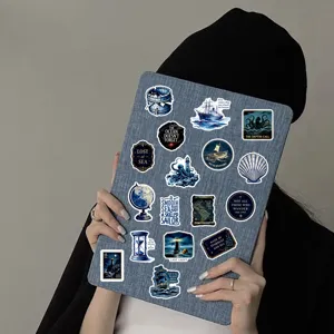 Lost at Sea waterdichte graffiti stickers, esthetische donkere oceaan laptop en waterfles stickers.