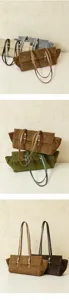 Details of genuine leather frosted hobo bag, chic underarm tote with metal buckle decor.