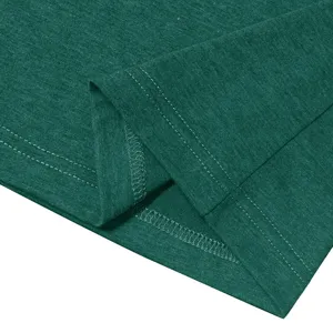 Men's casual solid color sleeveless top dark green fabric detail and fine stitching