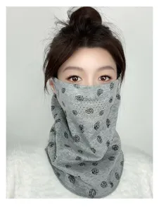 Thickened winter cycling face mask windproof neck gaiter warm face cover for outdoor sports