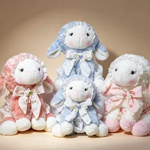 Lolita piccola pecorella peluche carina agnello seduto bambola per compleanno regalo