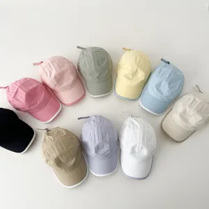 Kinder Schnelltrocknend Baseballkappe Sonnenschutz Outdoor Sport Atmungsaktiv Verstellbar Sommerhut Für Jungen Und Mädchen