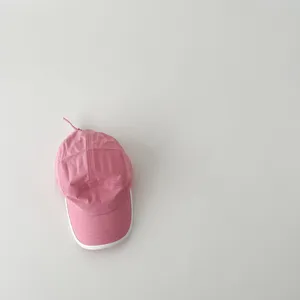 Kinder schnelltrocknende Sonnenschutz Baseballkappe Fruehling duenne rosa Entenschnabel Muetze