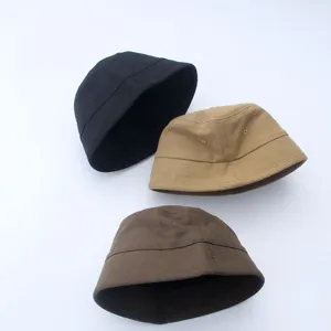 Autunno Inverno Bambini Adulti Cappello da Pescatore Tinta Unita Casual Caldo Antivento