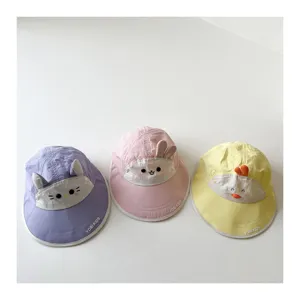 Cute kids quick-drying baseball cap summer wide brim sun protection hat for boys and girls