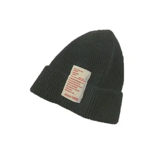 Berretto in maglia tinta unita autunno inverno per bambini, grazioso cappello di lana