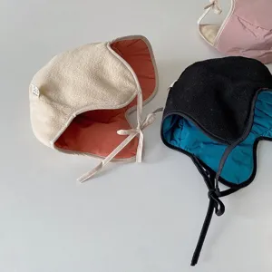Kinder Winter Fleece Pilotenmütze, warme Ohrenklappen Mütze für Jungen und Mädchen Kleinkind.
