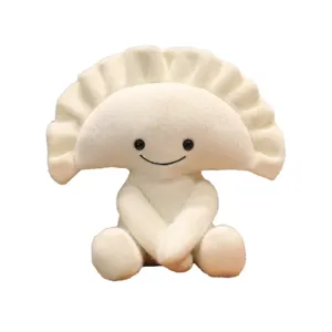Cute dumpling plush toy soft stuffed food doll funny cartoon pillow home decor gift