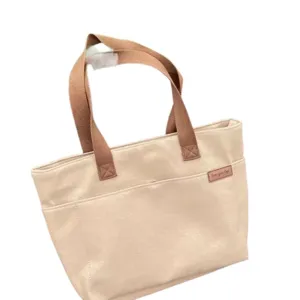 Canvas tote bag for women casual shoulder bag large capacity daily work shopping handbag