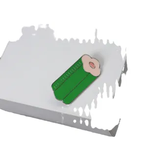 Enamel dripping glaze metal brooch pin for clothing and bags daily accessories