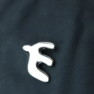 Elegant swallow brooch metallic silver finish fashion clothing accessory for women gifts