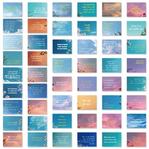 50 Pezzi Adesivi Vision Board Ispirazionali Citazioni Motivational Estetico Journal