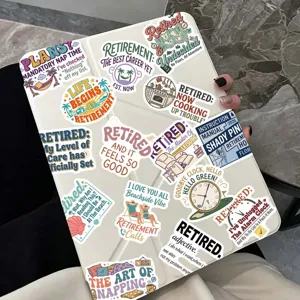 115pcs pegatinas divertidas de jubilacion dibujos animados impermeables para maleta pc