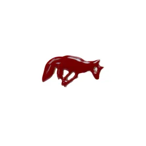 Red fox enamel brooch lapel pin cute animal clothing hat bag accessories fashion jewelry