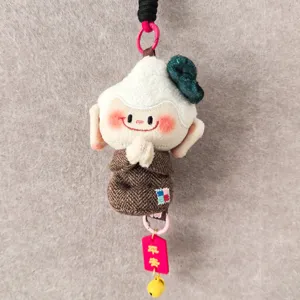 Yungang Grottoes Buddha plush pendant cute cartoon doll keychain bag charm gift accessory