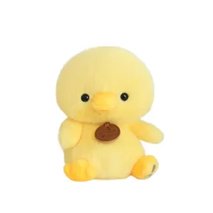Cute yellow duck plush toy soft stuffed animal doll cute home decor children gift