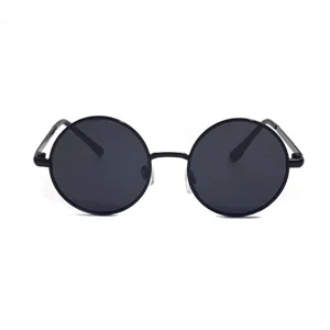 Kids metal polarized sunglasses retro round UV protection outdoor sun glasses for boys girls