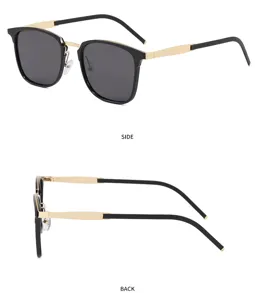 Polarized sunglasses for men women metal frame UV protection stylish driving eyewear details