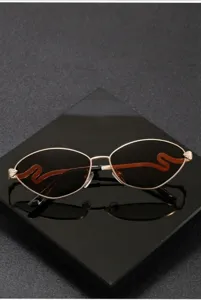 Herren Metallrahmen polarisierte Sonnenbrille Fahrbrille UV-Schutz stylische Brille