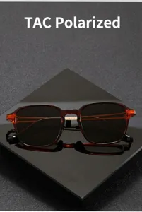 Men polarized sunglasses UV400 anti-glare driving sun glasses stylish vintage square frame new