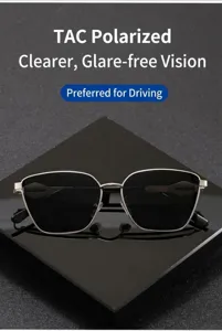 Men's metal frame polarized sunglasses, UV protection driving eyewear with 2628 model.