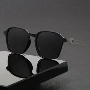 Unisex Polarized Sunglasses UV400 Driving Sun Glasses Retro Metal Temple Fashion Eyewear For Men Women
