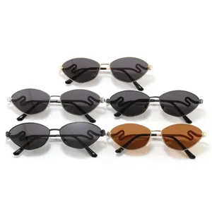 Herren polarisierte Sonnenbrille Luxus Metallrahmen Schlangen-Design UV-Schutz Autofahren
