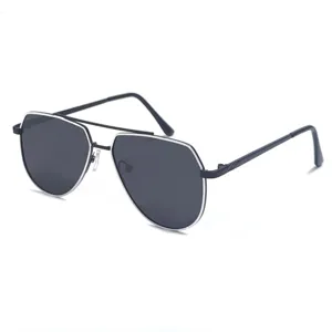 Gafas de sol polarizadas metalicas para ninos con estilo aviador para ninos y ninas