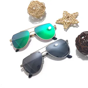 Gafas de sol polarizadas de metal para ninos proteccion UV400 vista principal elegante