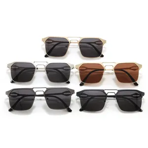 Men's polarized stylish sunglasses for driving and outdoor activities with UV protection.