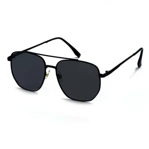 Heren mode gepolariseerde aviator zonnebril anti-glare metalen frame rijden zonnesbril